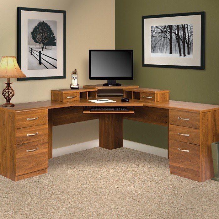 Office Adaptations L-Shape Computer Desk