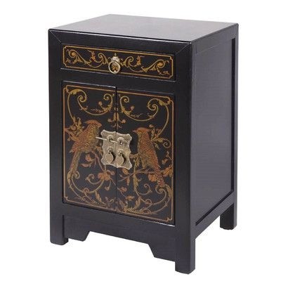 Antique Asian End Table