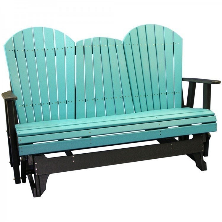 Polywood adirondack glider bench 1