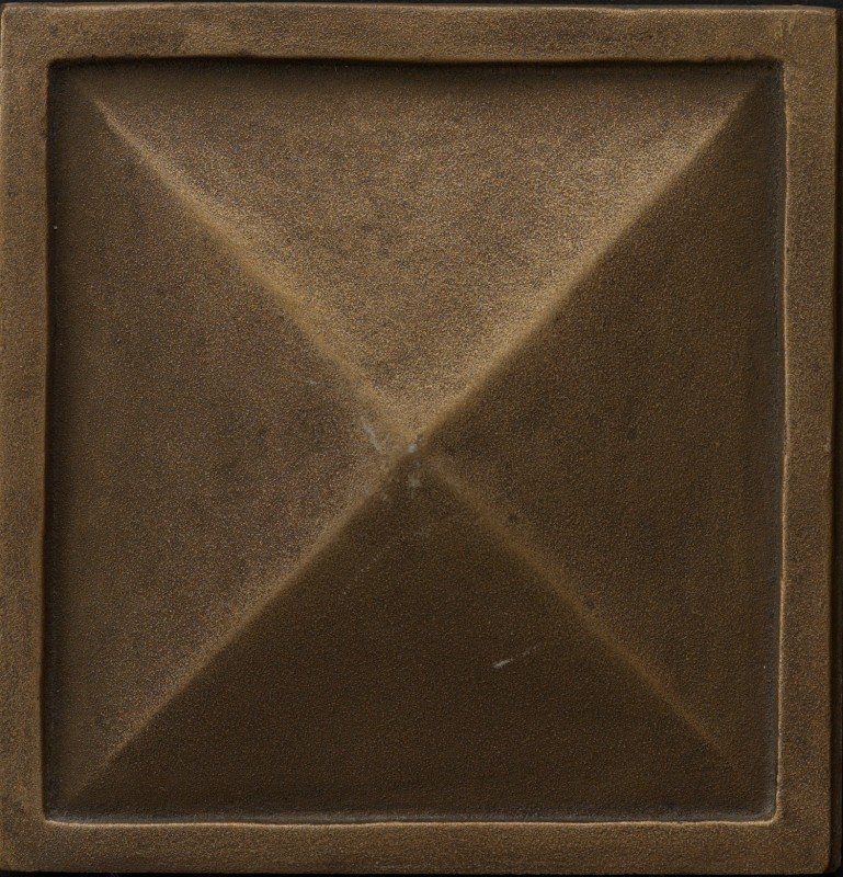Renaissance 4" x 4" Capri Accent Tile in Antique Bronze