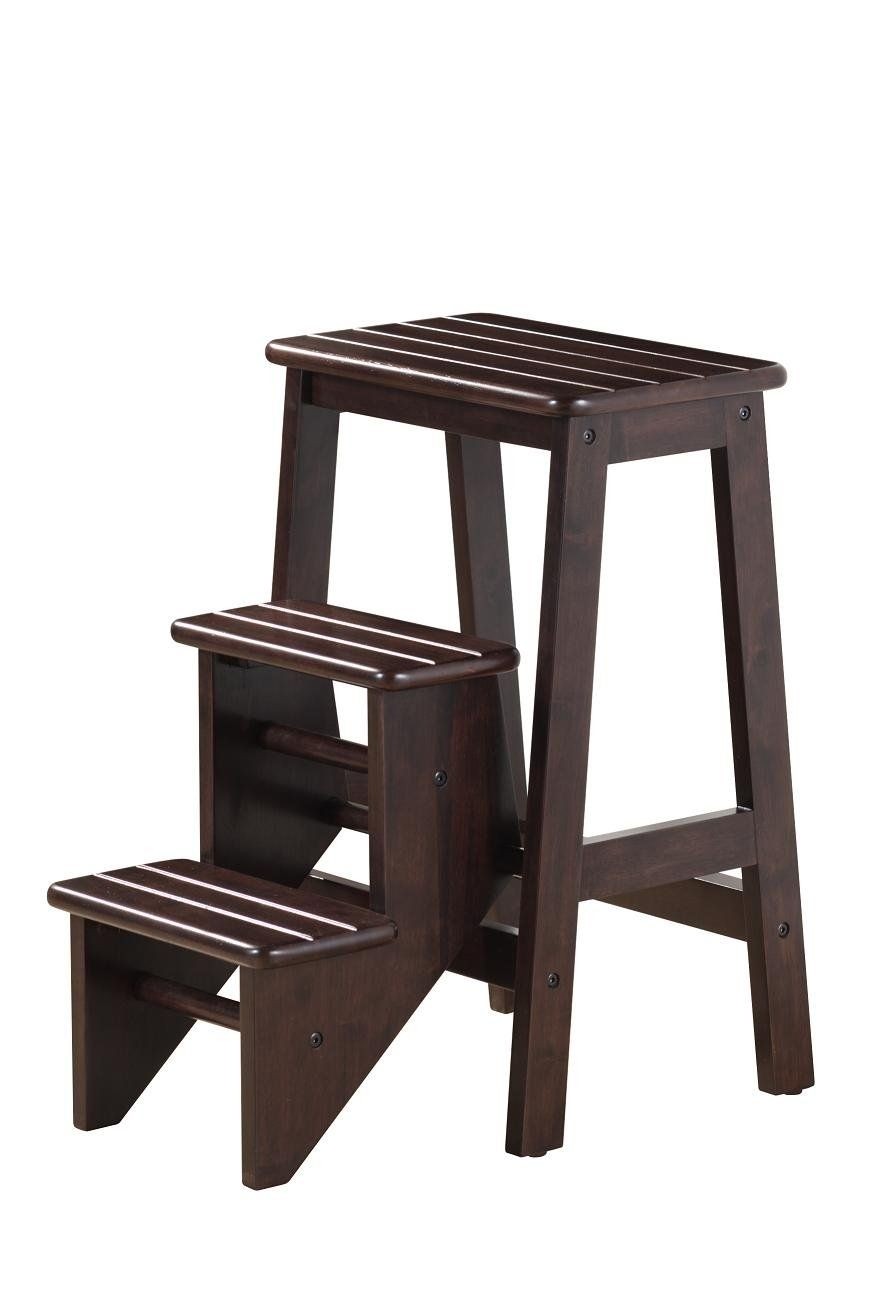 3-Step Wood Step Stool