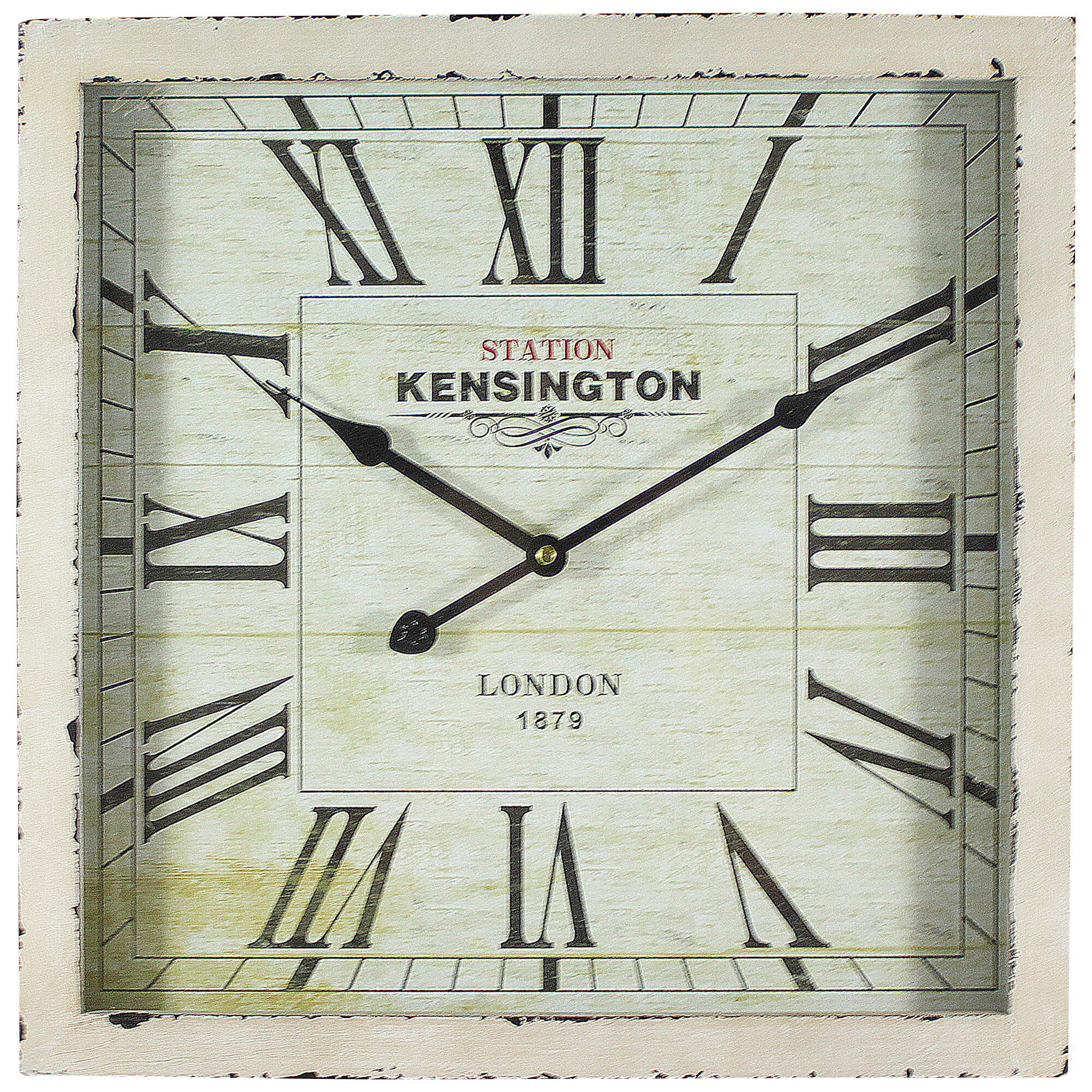 15.75" Antique Square Wall Clock