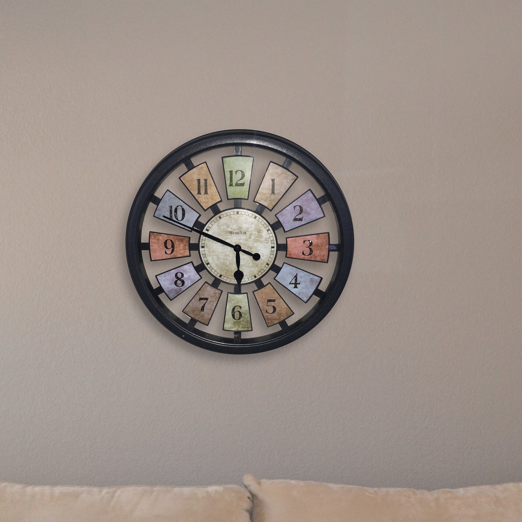 18" Round Panel Wall Clock