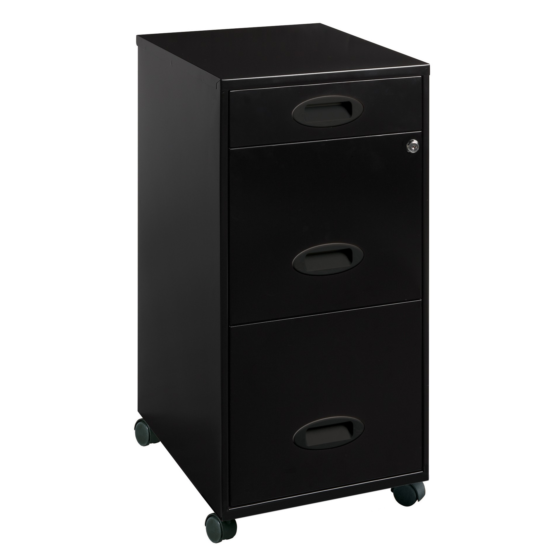 3 Drawer Organizer Mobile File Cabinet