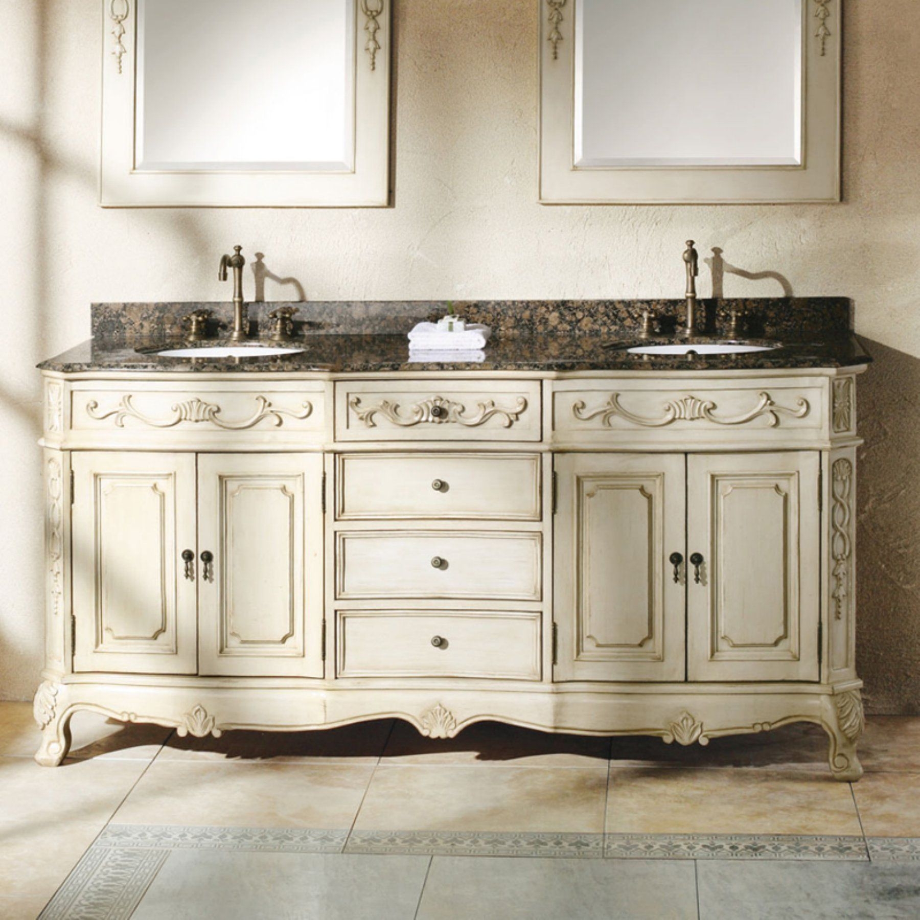 Classico 72" Double Bathroom Vanity Set