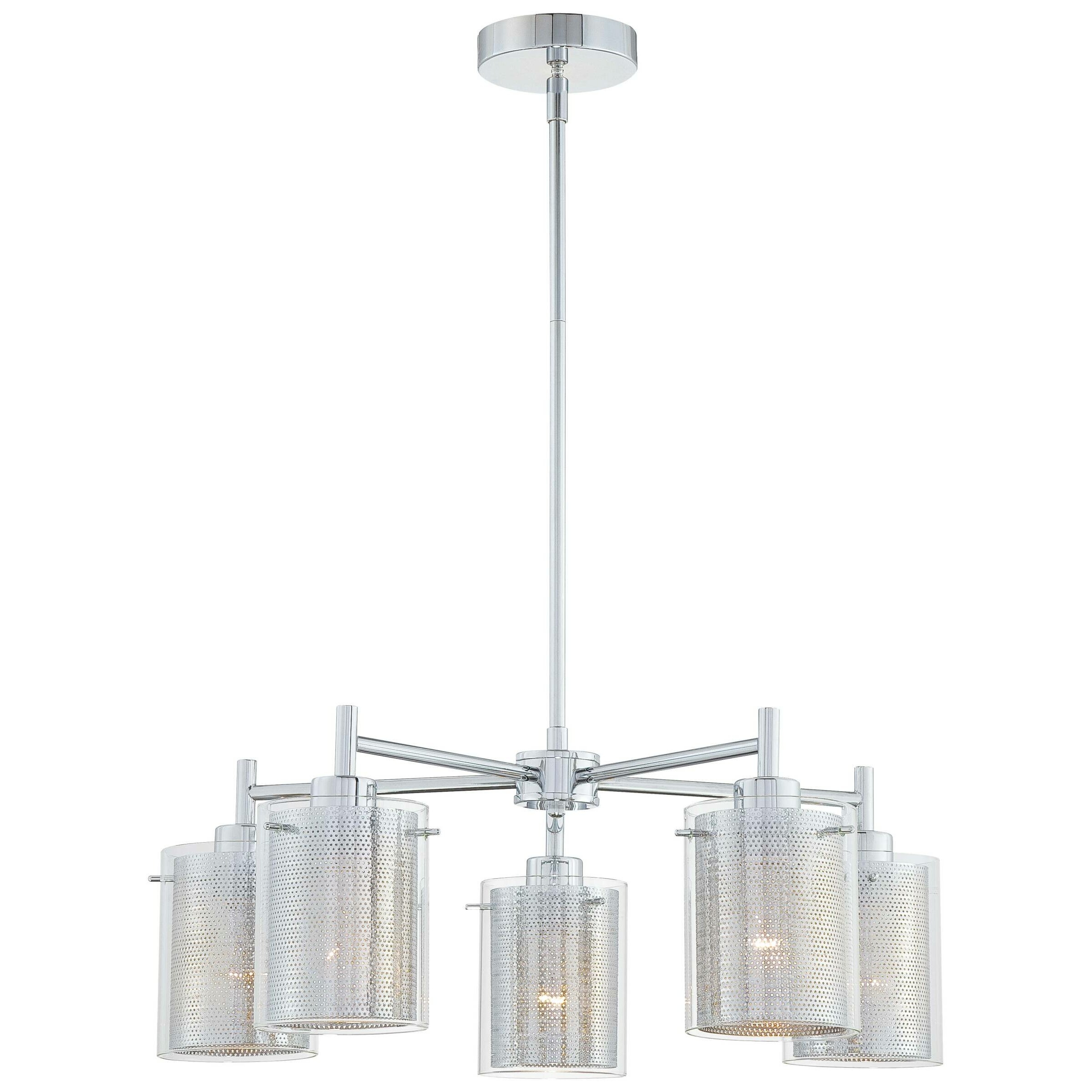 Grid 5 Light Chandelier
