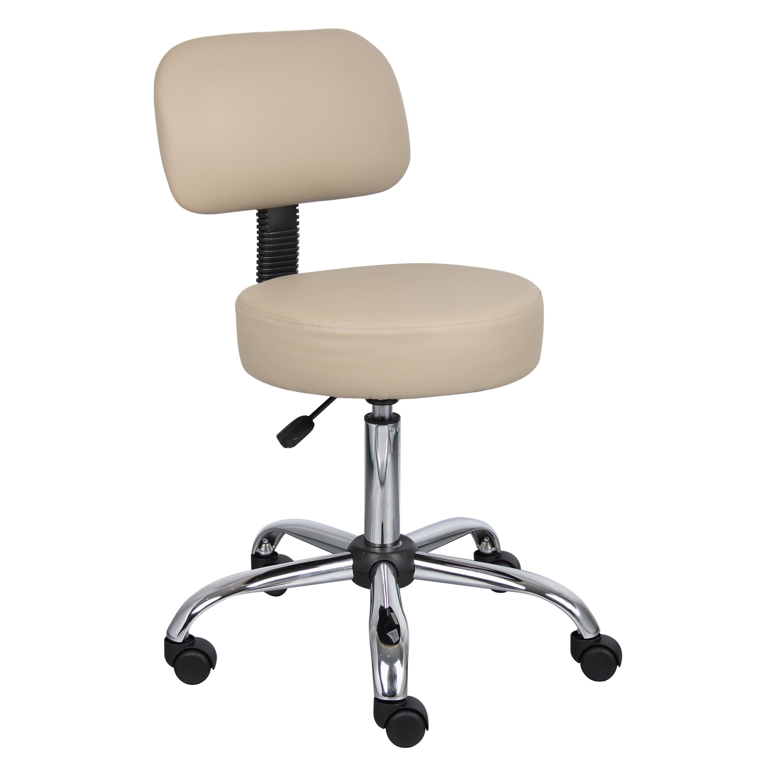 Height Adjustable Doctor's Stool with Cushion
