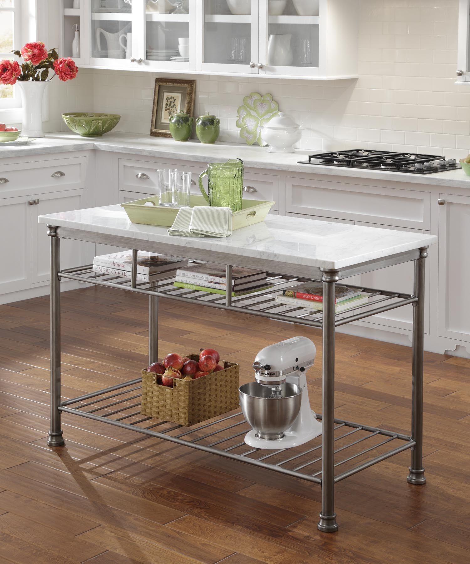 Orleans Prep Table with Marble Top