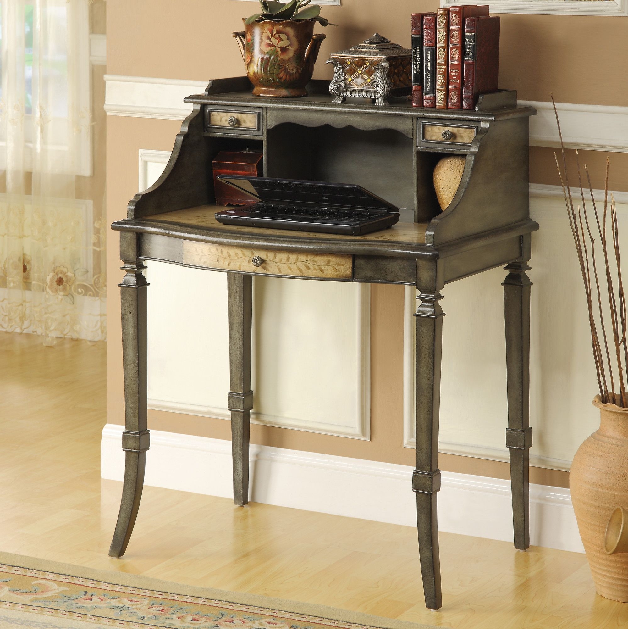 Secretary Desk with 3 Drawers