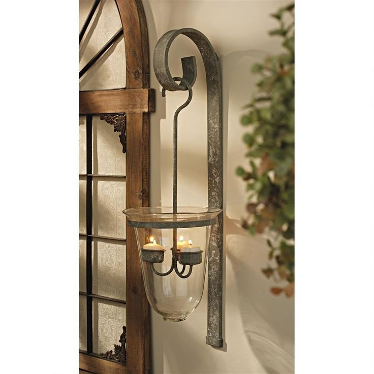 Tuscan Hanging Candeliere Glass Pendant Sconce