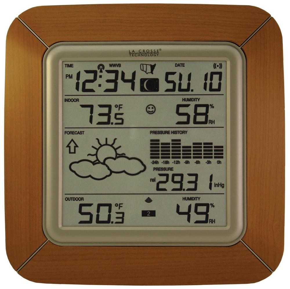 Wireless Forecast Station Wall Clock