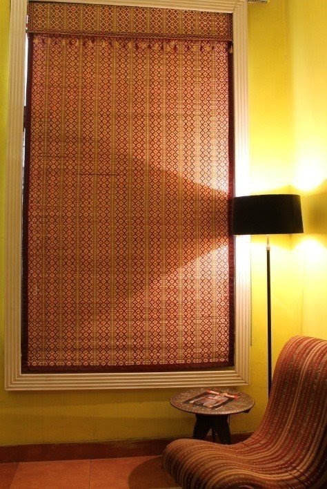Bamboo Art Roman Shade