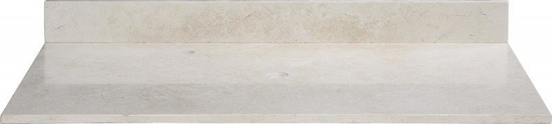 Galala Marble Vessel Vanity Top with Backsplash