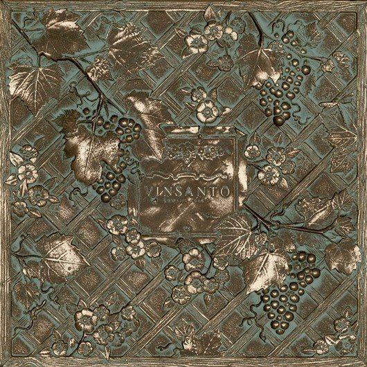 Metal Signatures Trellis Mural 12" x 12" Decorative Tile in Aged Bronze