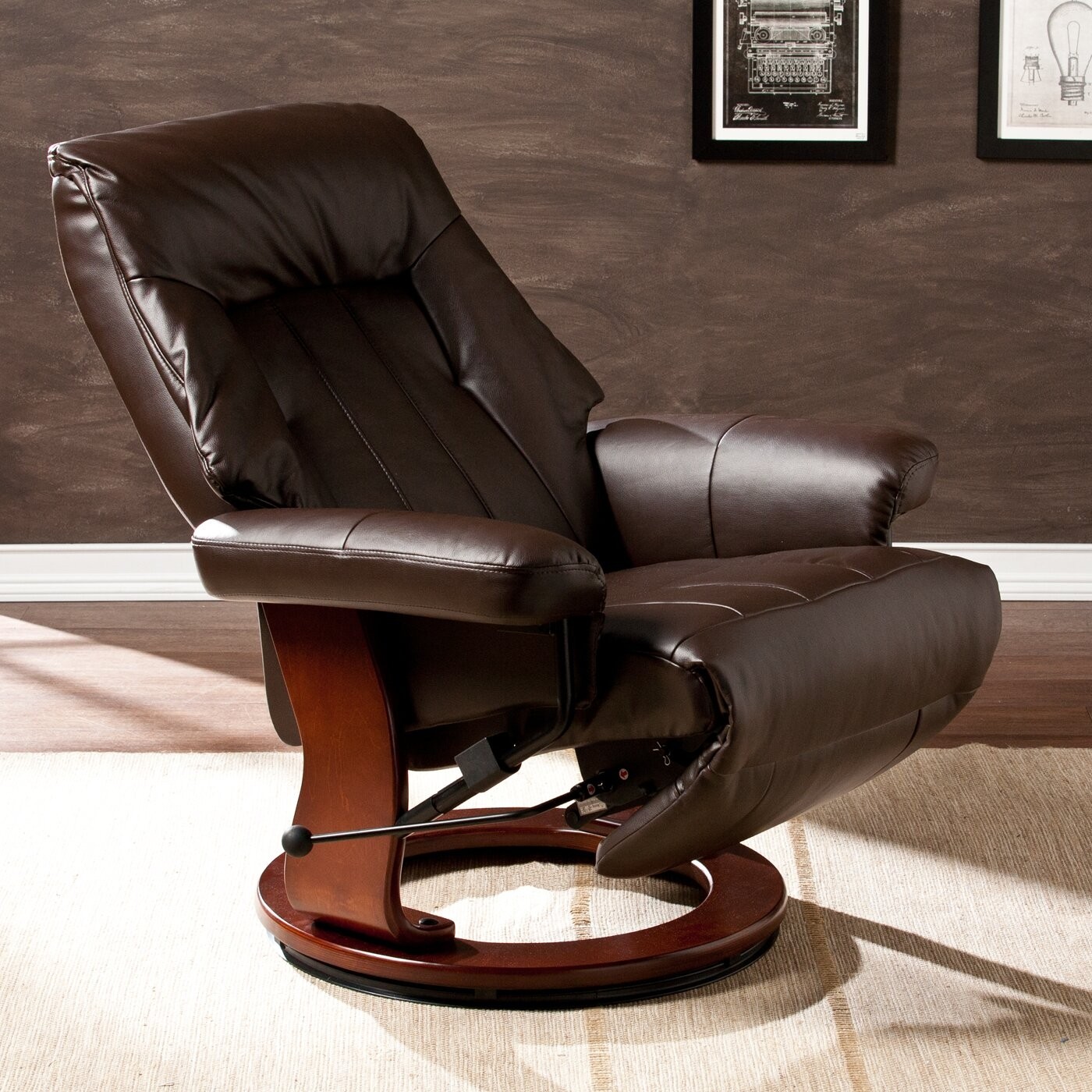 Newton Recliner with Hidden Ottoman