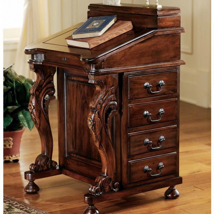 The Captain's Davenport Roll Top Desk