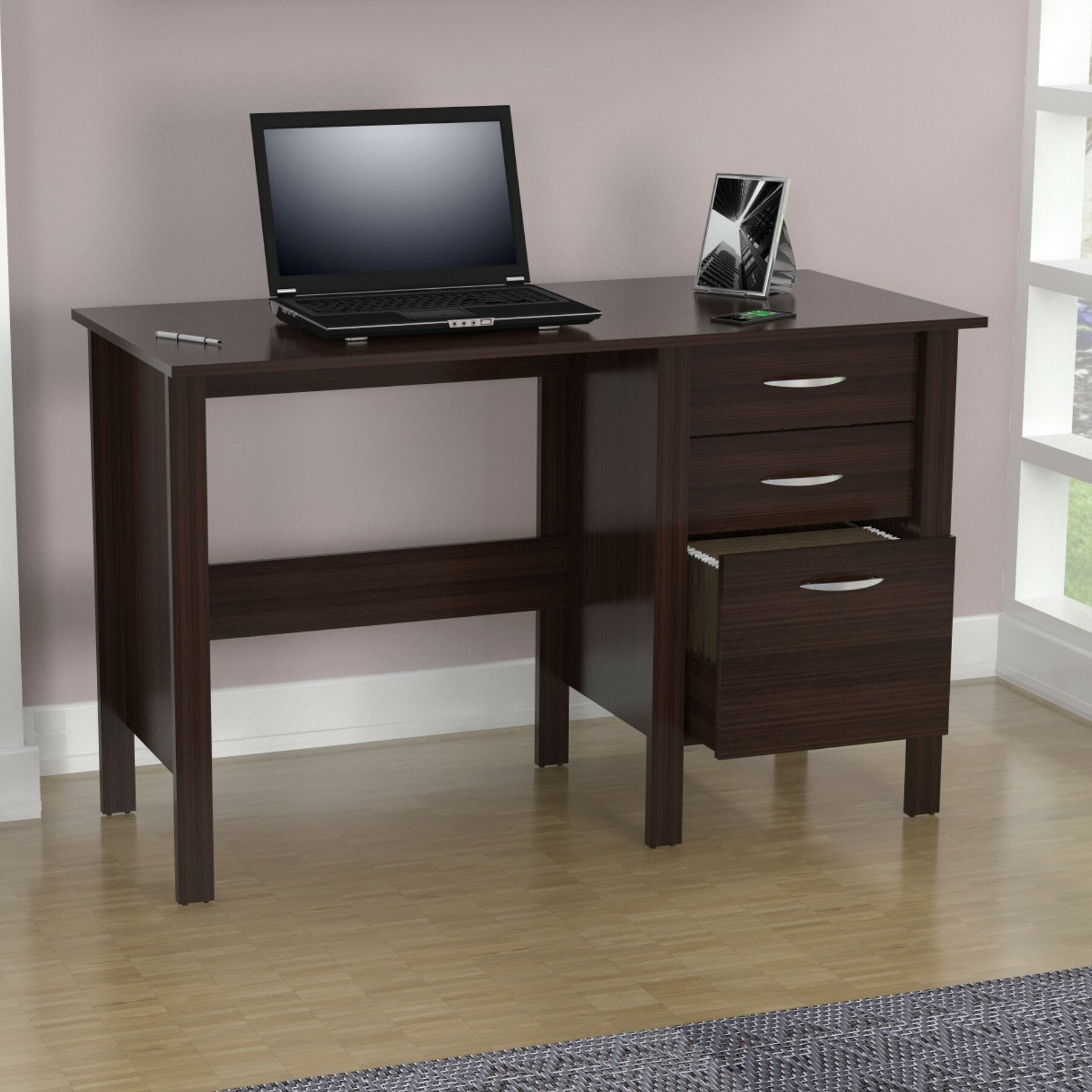 Writing Desk with 3 Drawers