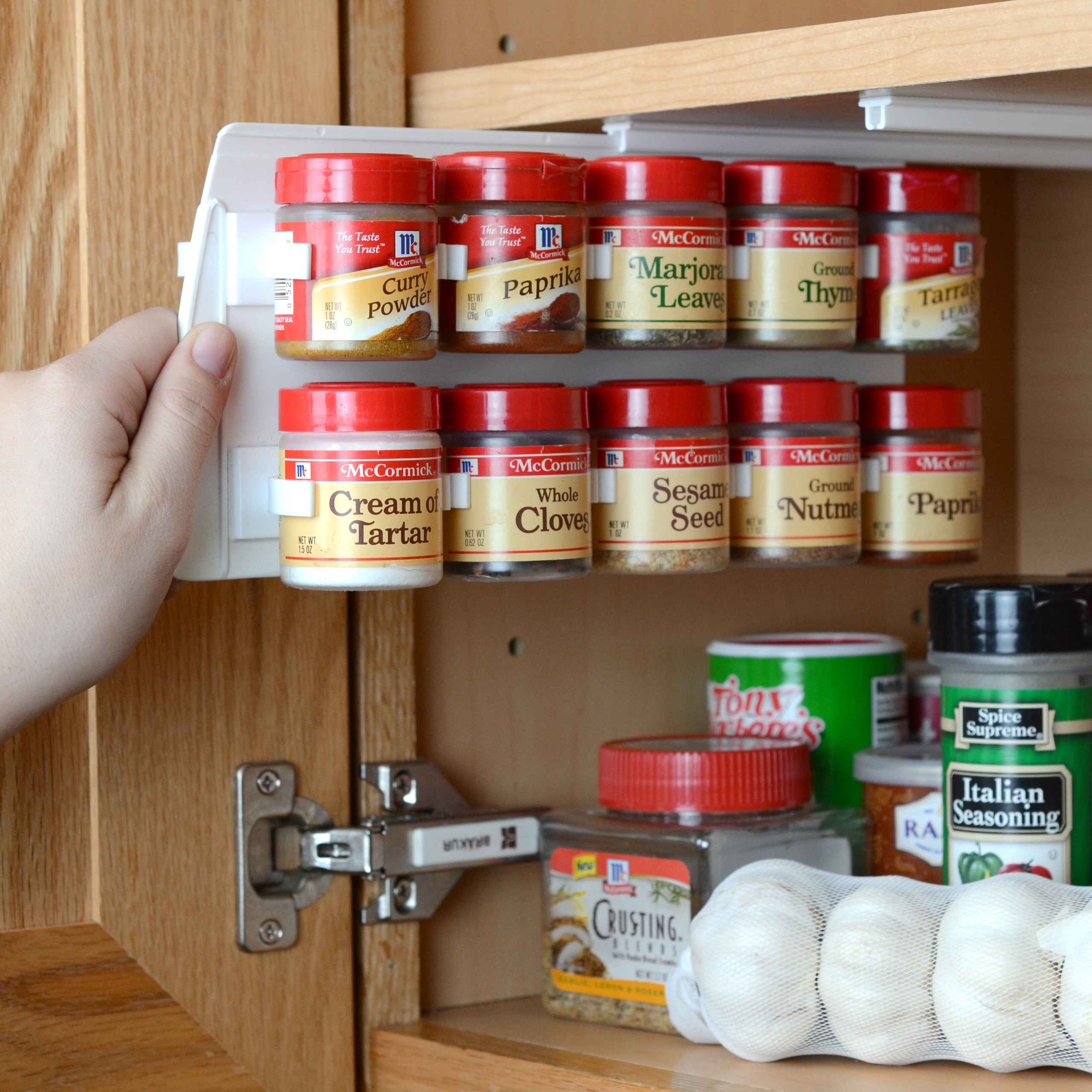 20 Clip Cabinet Spice Organizer