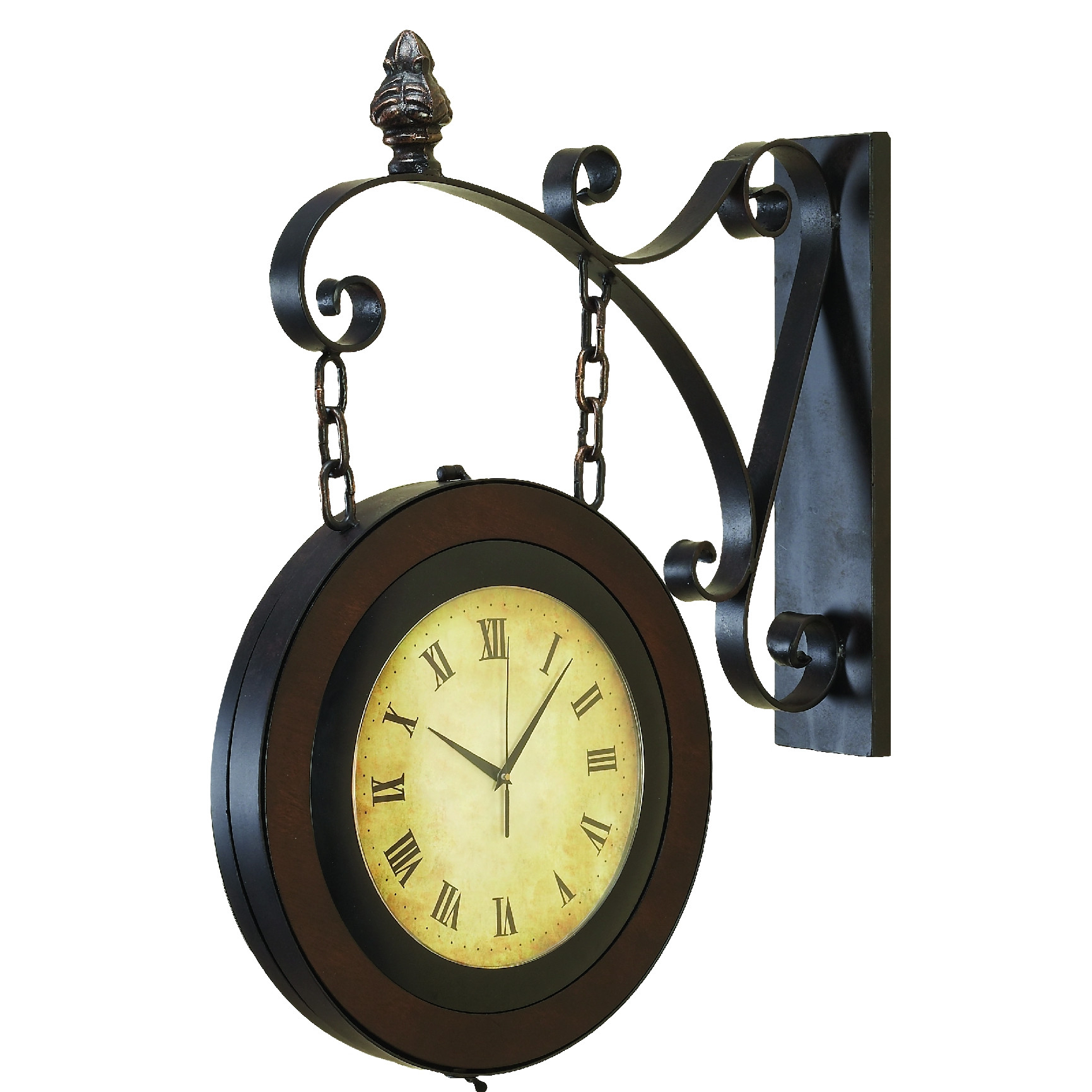 22" Train Station Wall Clock