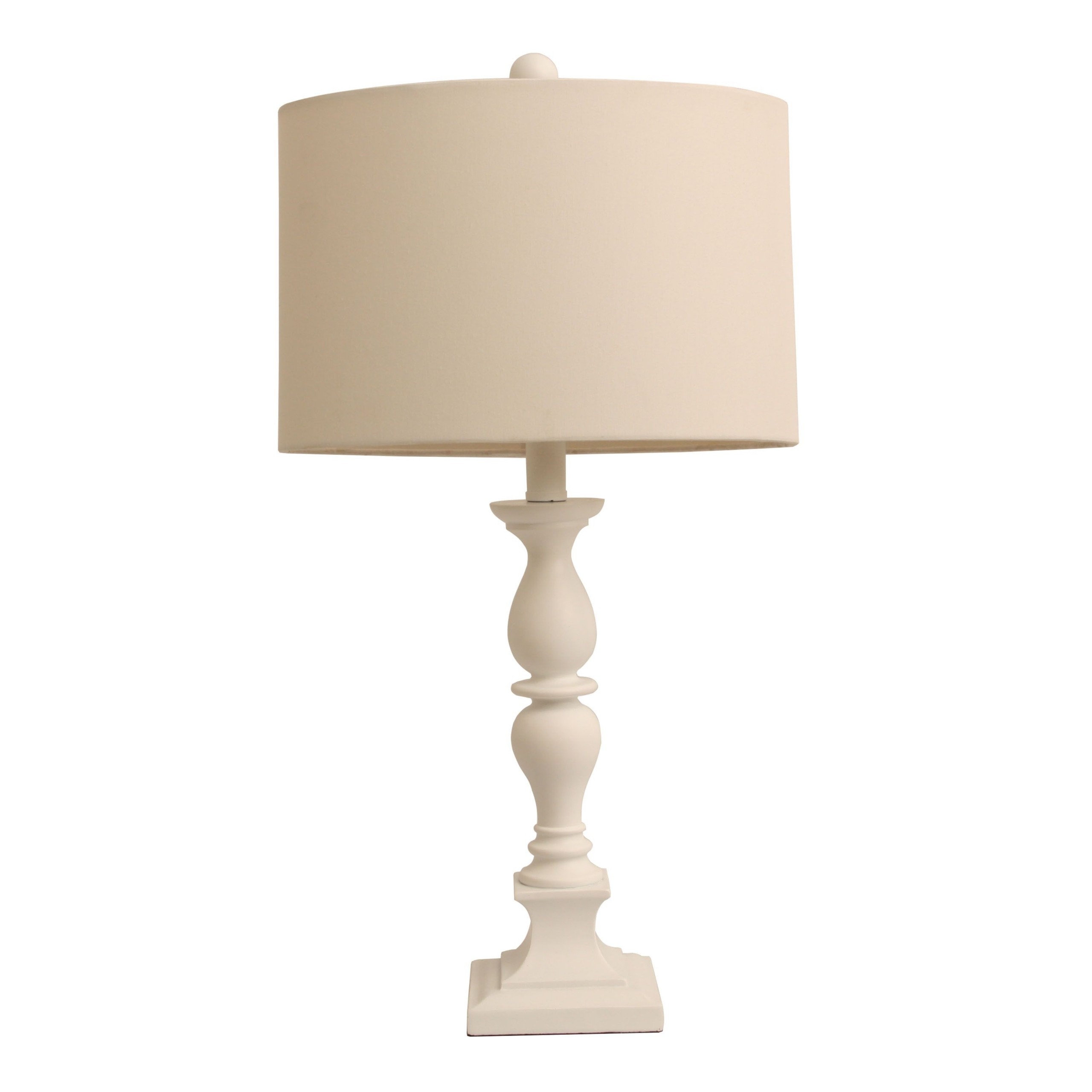 23" H Table Lamp with Oval Shade
