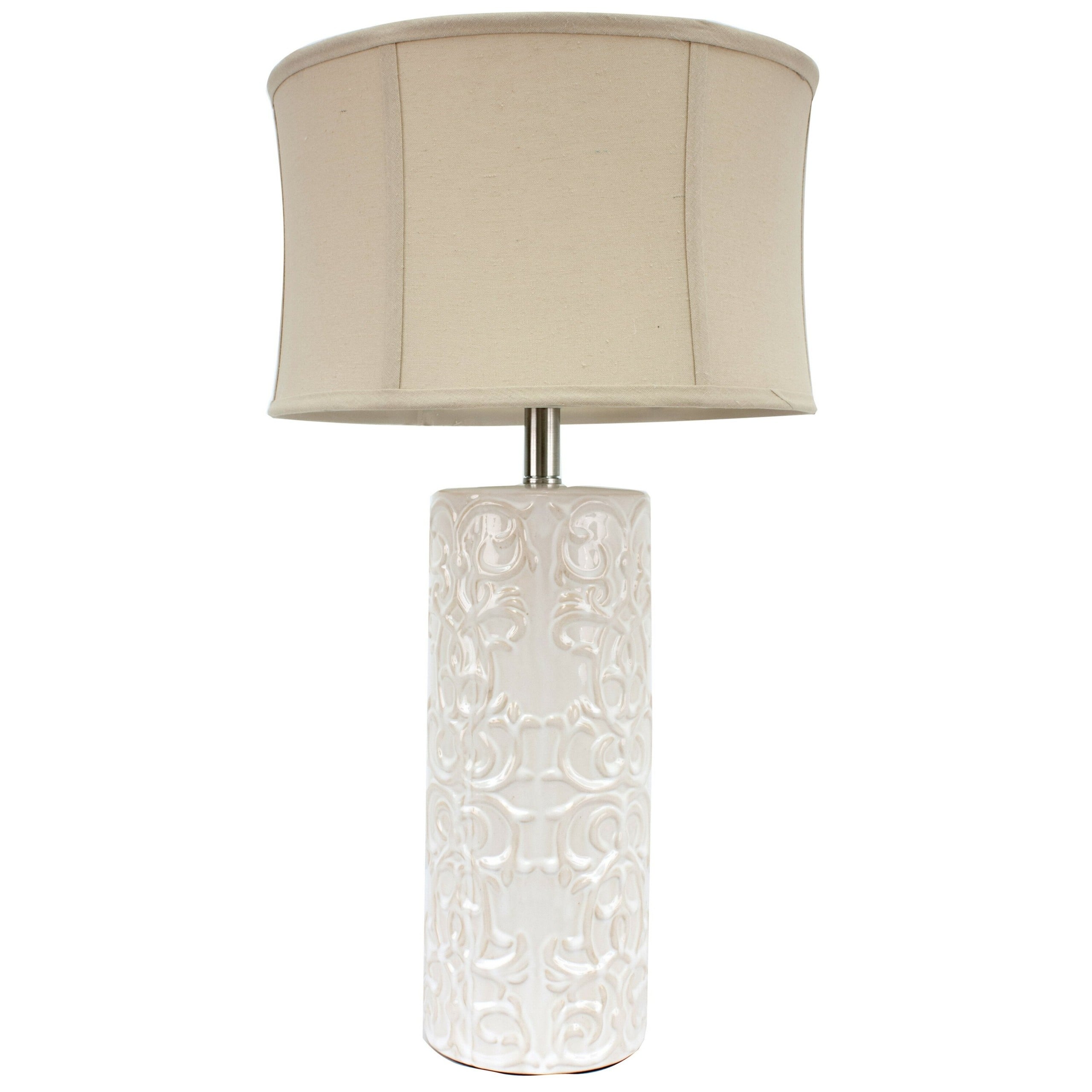 26" H Table Lamp with Drum Shade