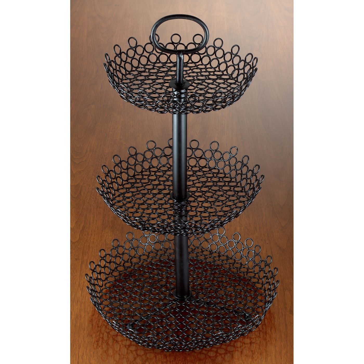 3 Tier Decorative Wire Fruit Basket
