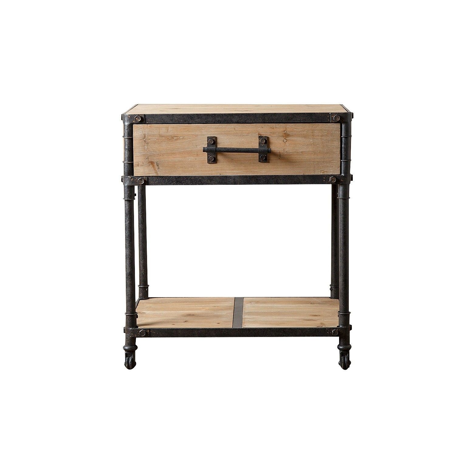 Bixel Industrial End Table