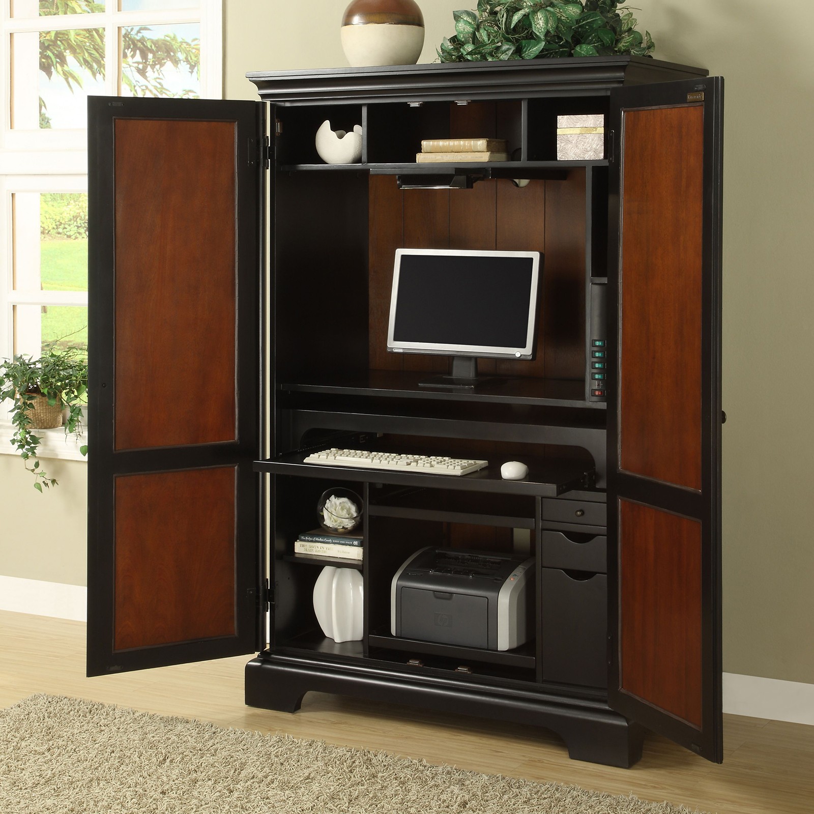 Bridgeport Armoire Desk