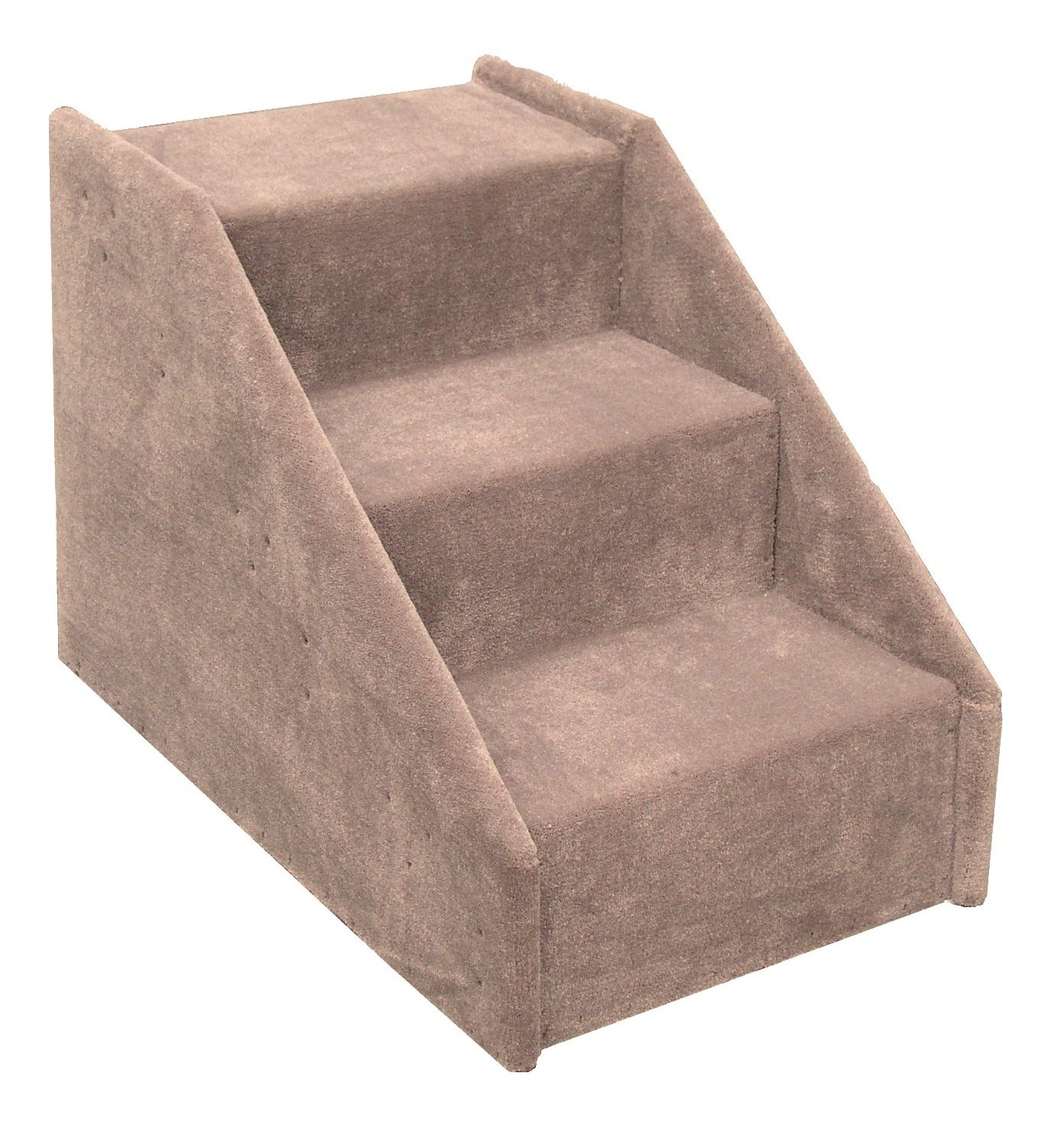 Dog Stairs Carpeted 3 Step Pet Stair