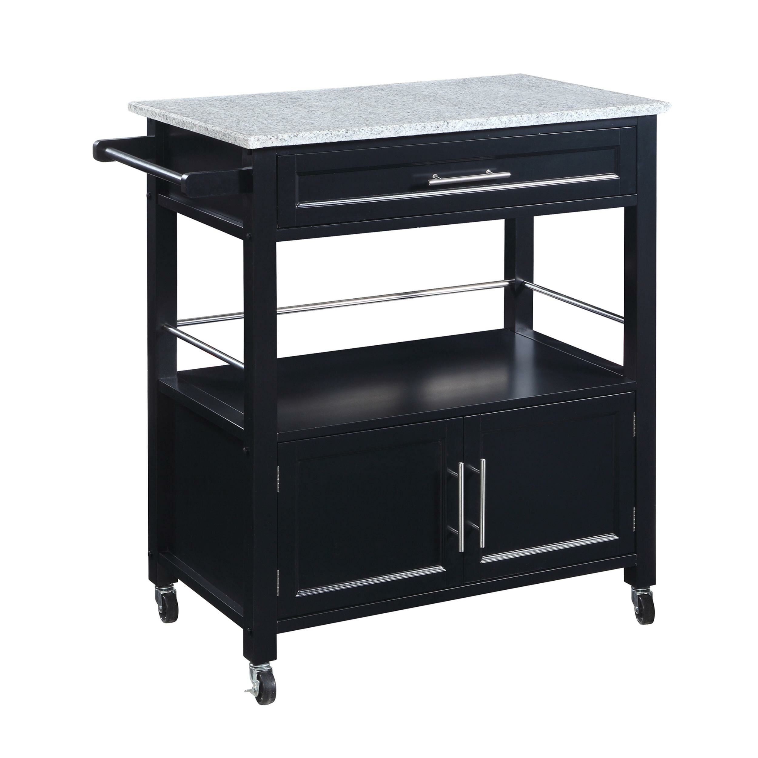 Kitchen Cart with Granite Top