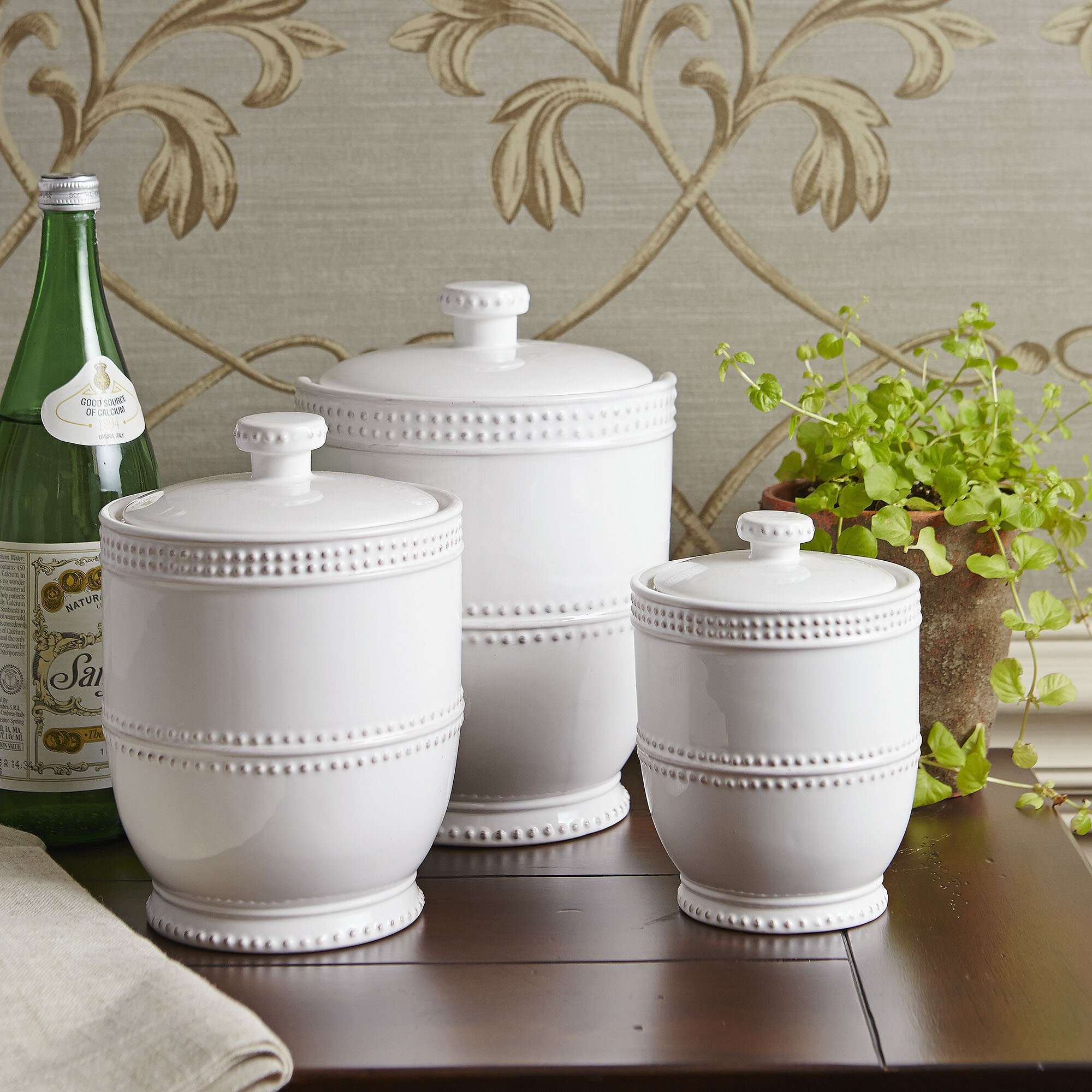 Milford 3-Piece Canister Set