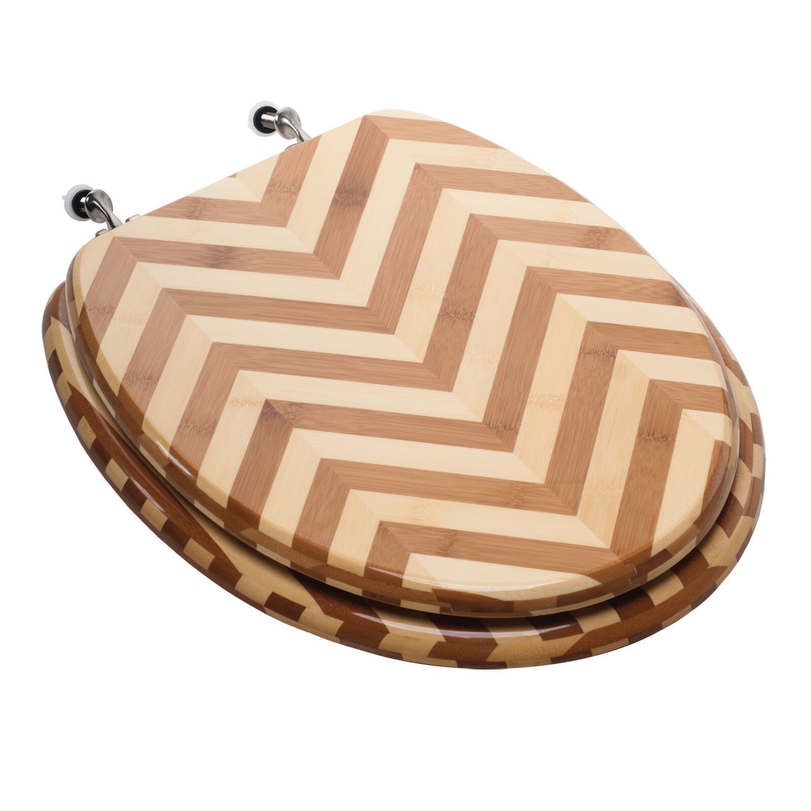 Premium Piano Wood Elongated Toilet Seat