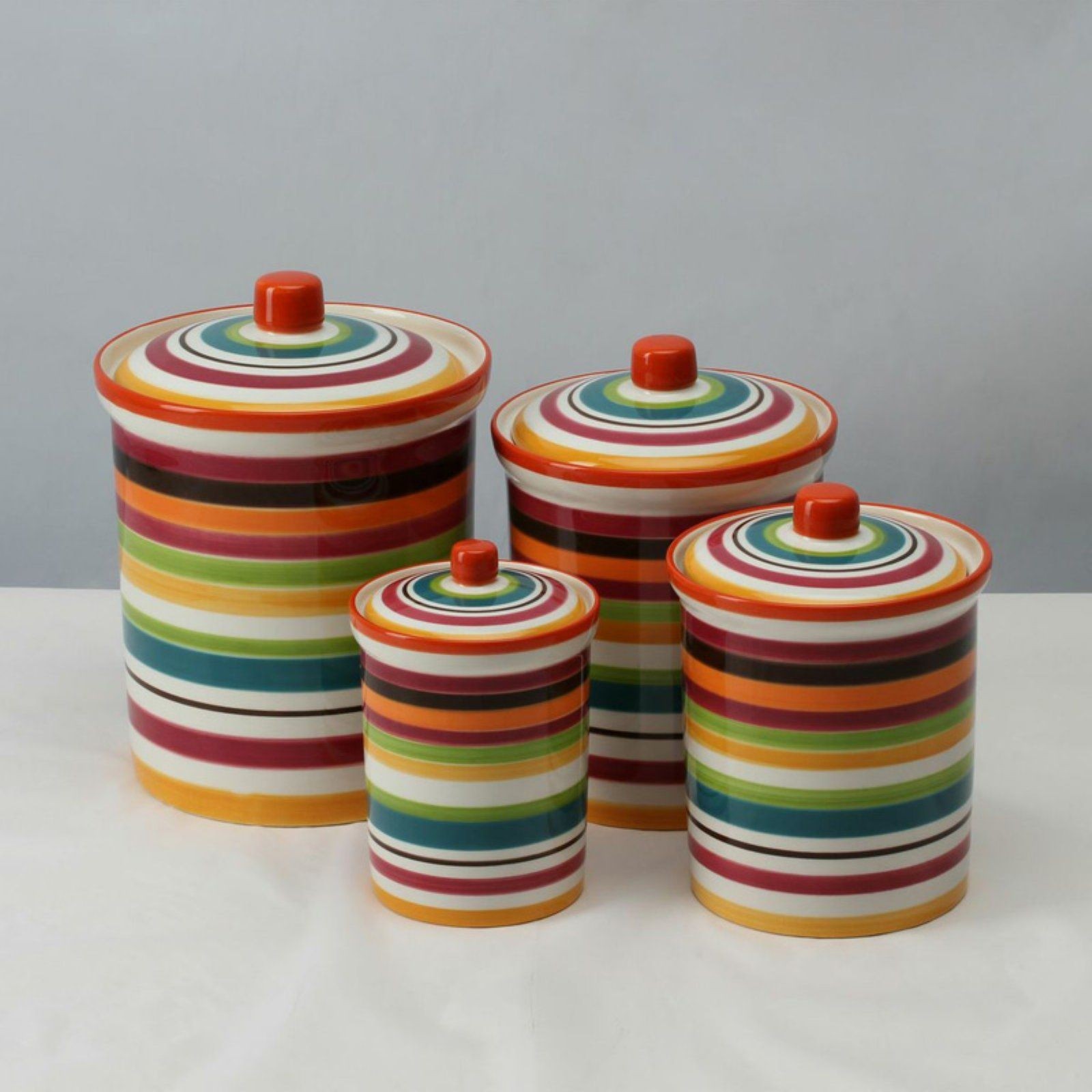 Rio 4-Piece Canister Set (Set of 4)