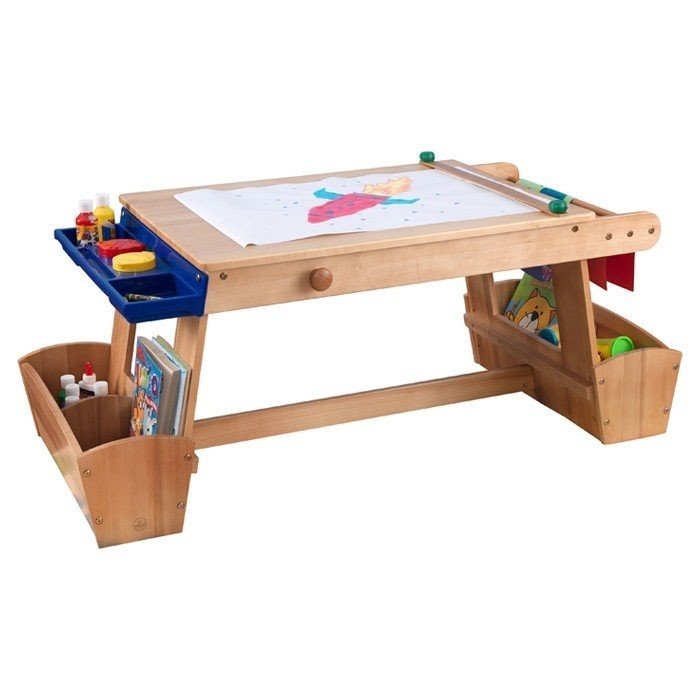 Table with Drying Rack and Storage