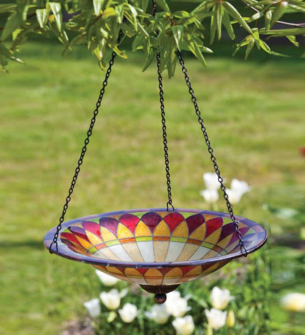 Tiffany Hanging Bird Bath