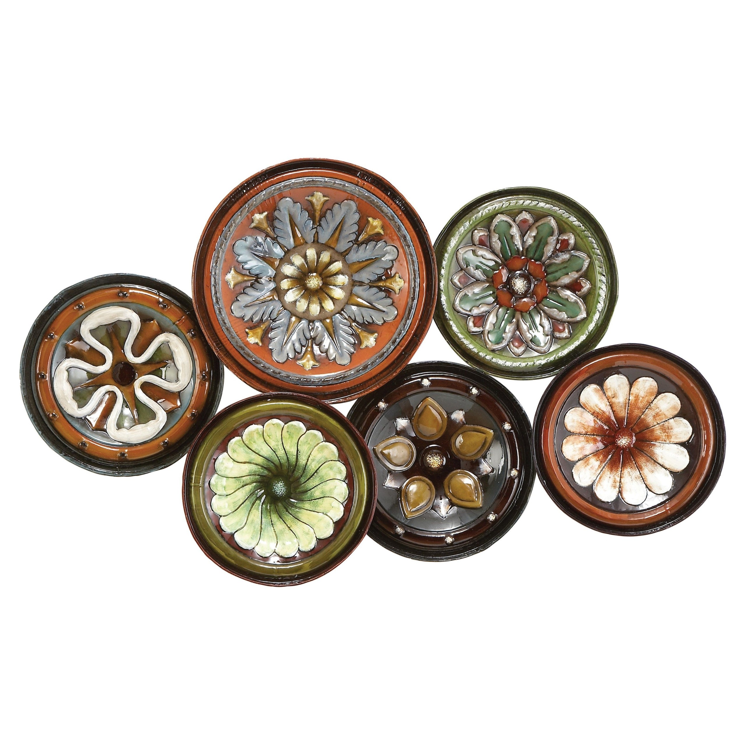 Toscana Six Assorted Plates Wall Décor