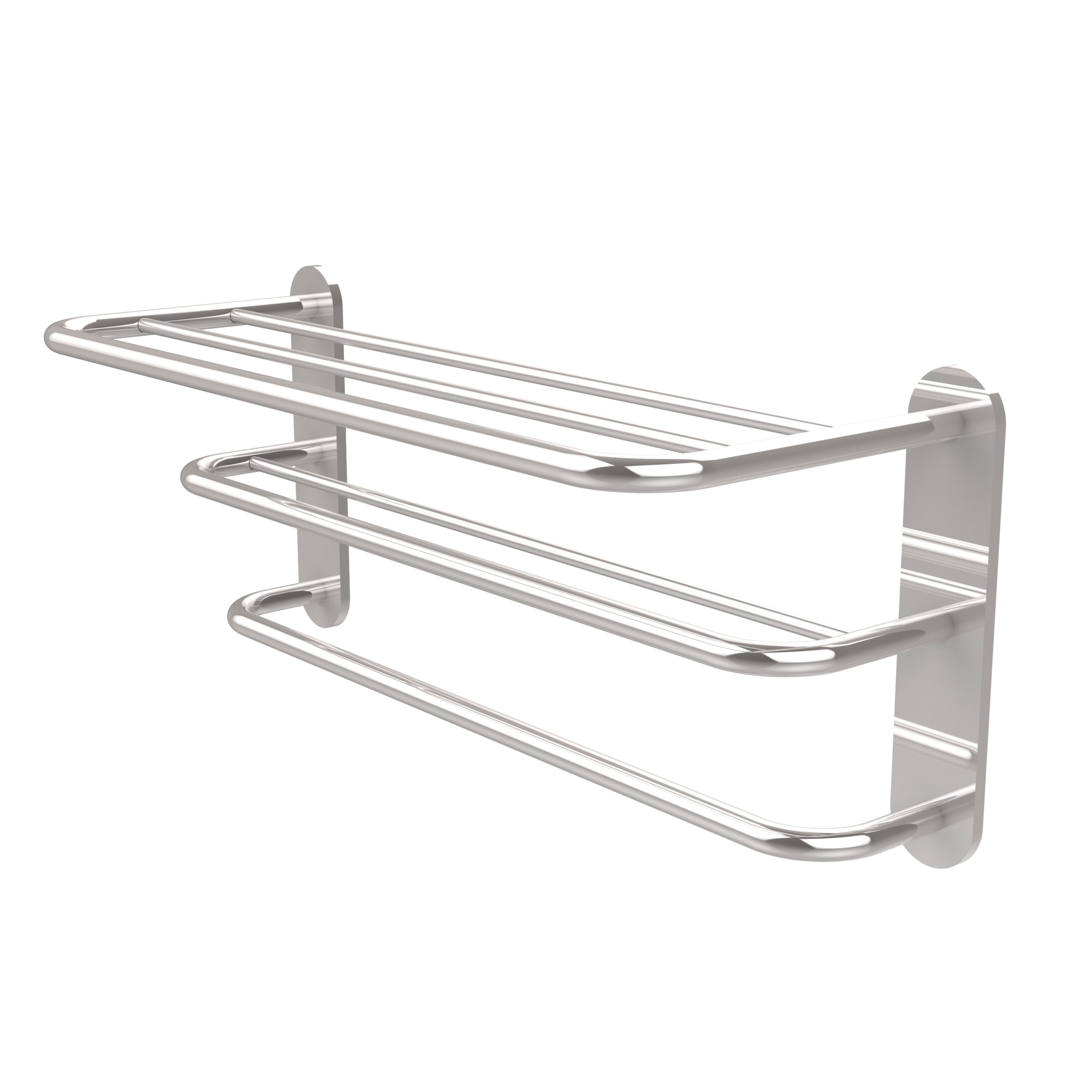 Universal Wall Mounted 3-Tier Hotel Shelf/ Towel Rack