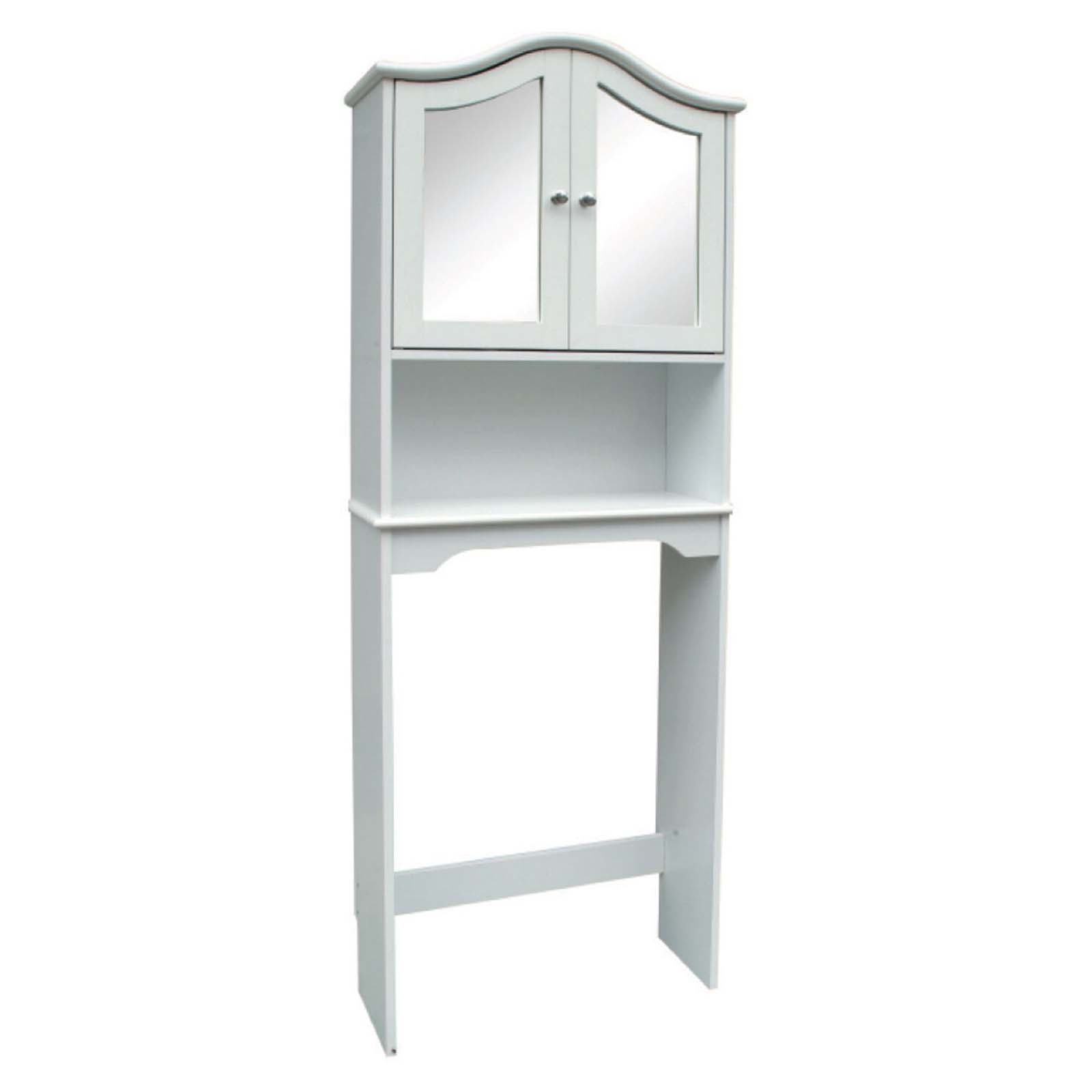 24" x 68" Mirrored Over the Toilet Cabinet
