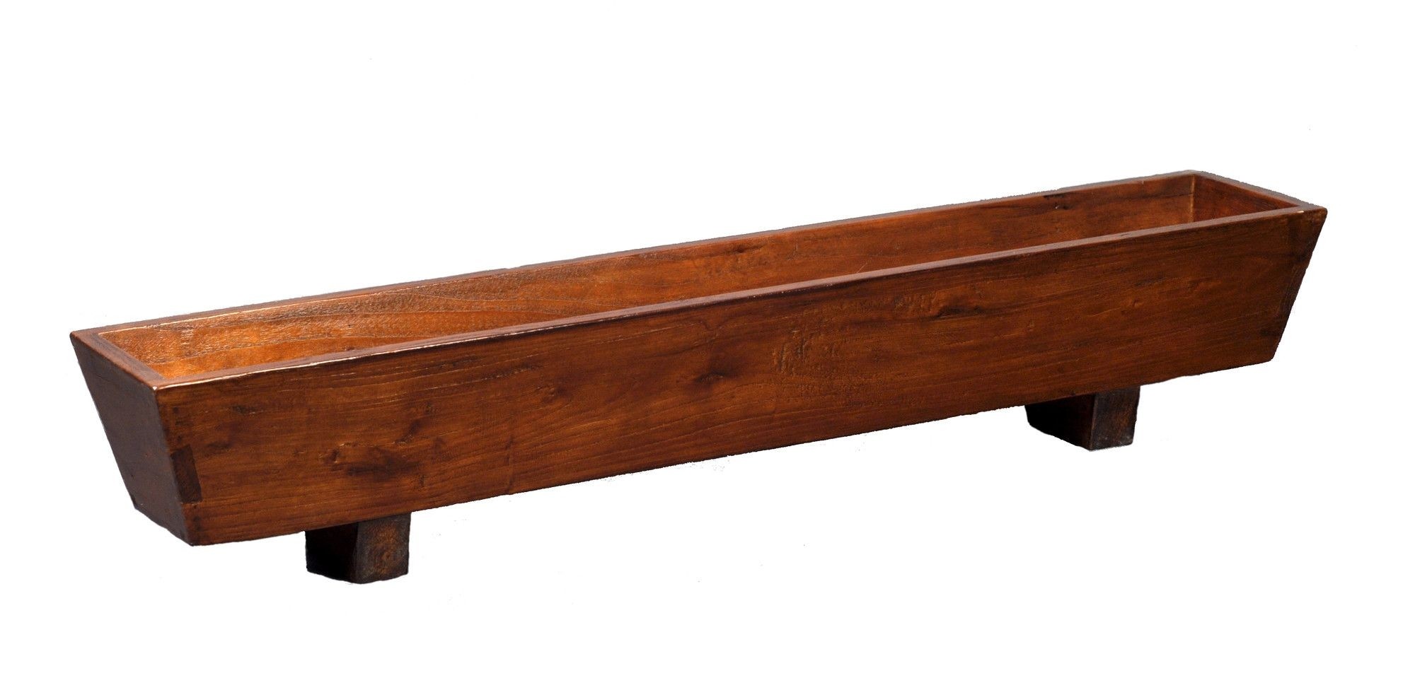 Antique Revival Rectangular Windowsill Planter With Wooden Legs