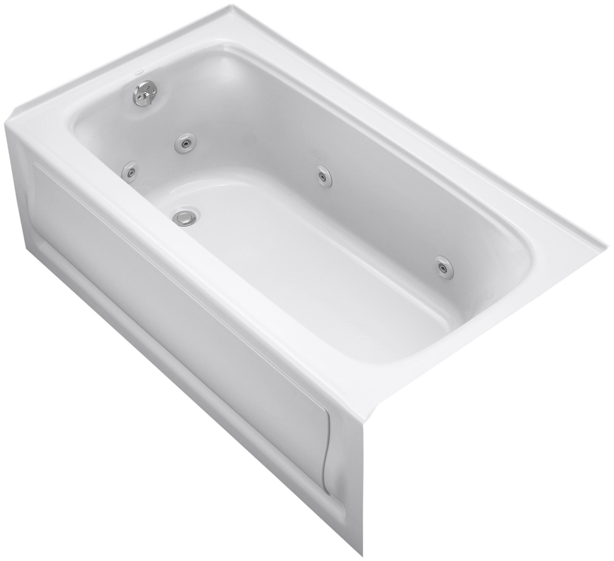 Bancroft Alcove 60" x 32" Whirpool Bathtub