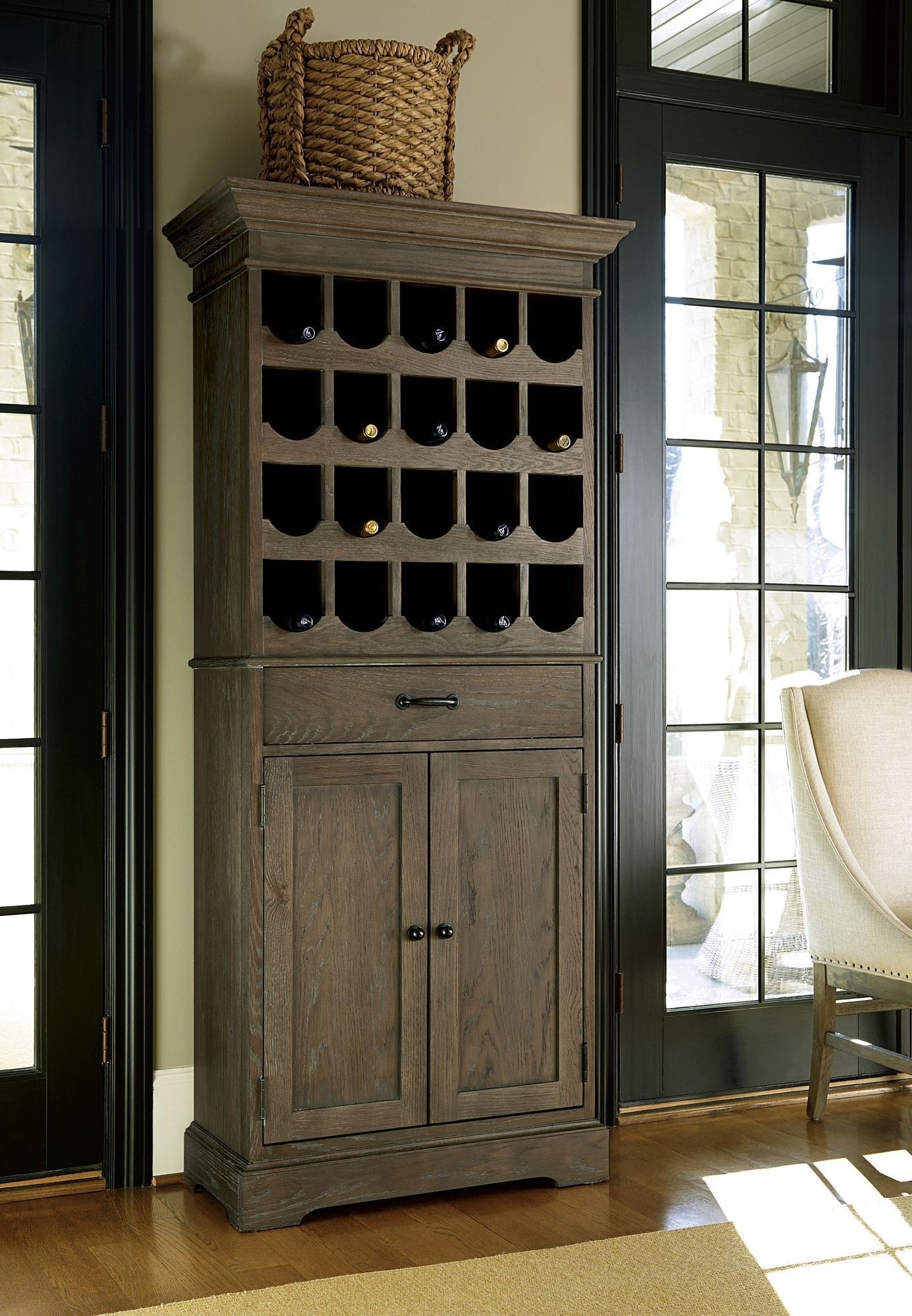 Berkeley 20 Bottle Tall Wine Cabinet