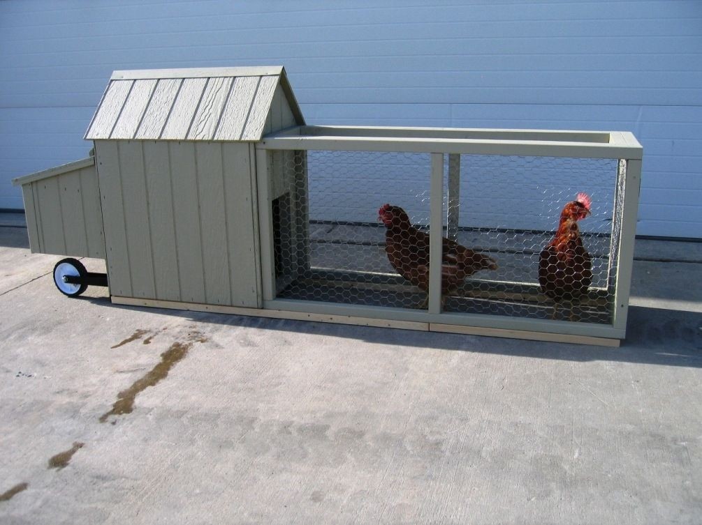 Berlin Chicken Tractor with Chicken Run