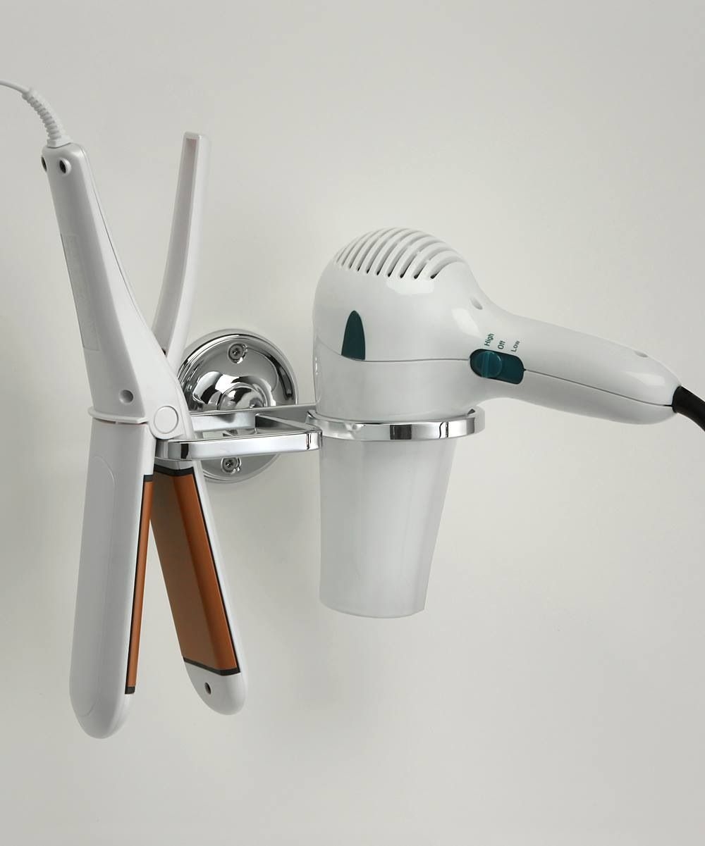 Flat Iron and Blow Dryer Holder Combo