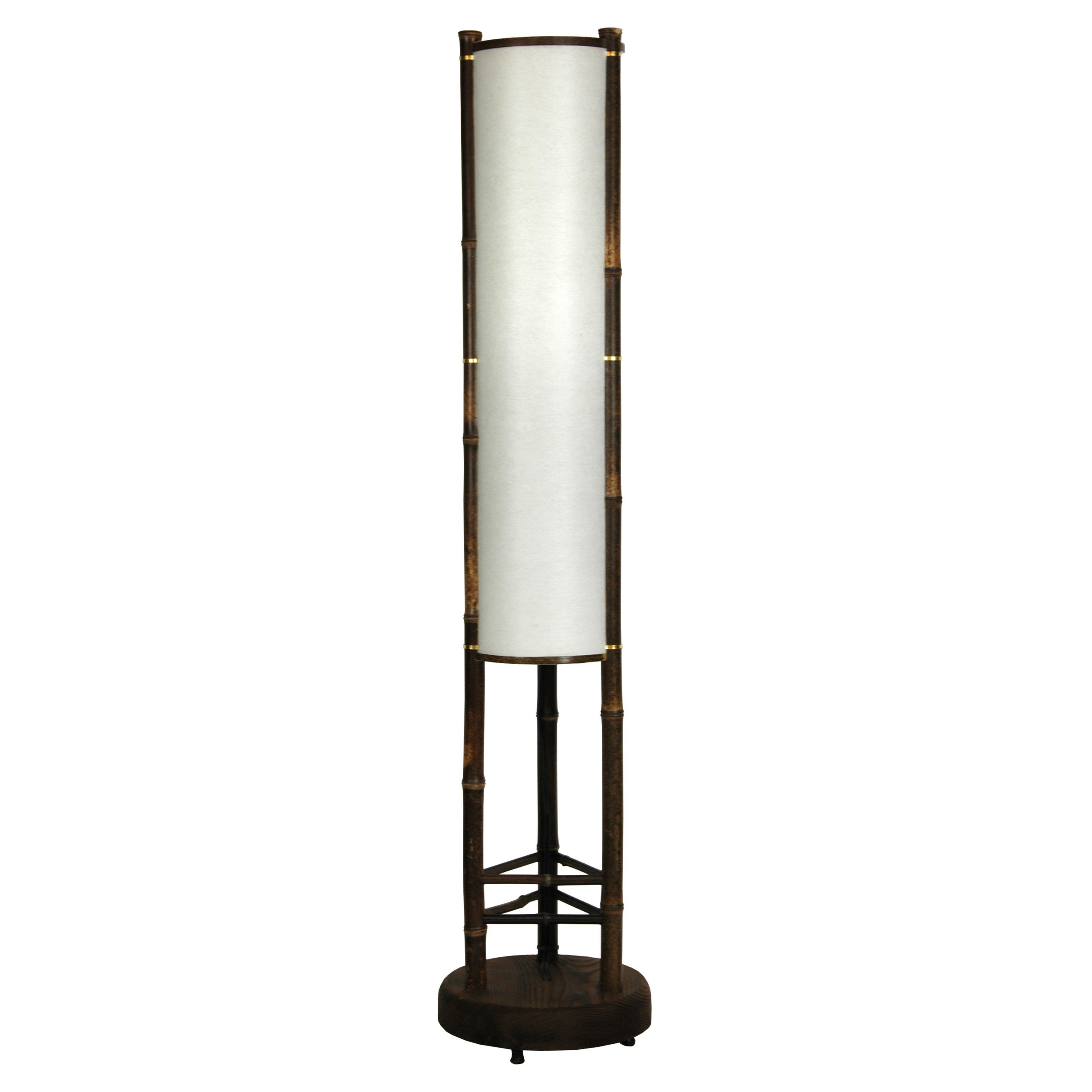 Japanese Koru Shoji Lantern Floor Lamp