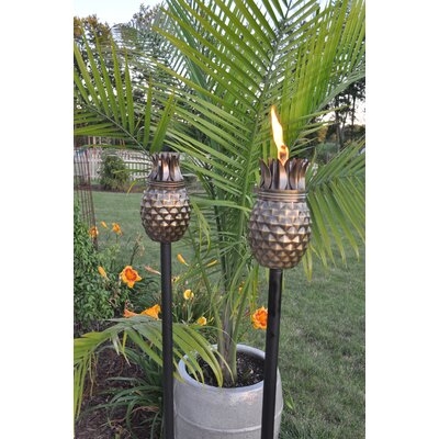 Pineapple Tiki Torch (Set of 2)