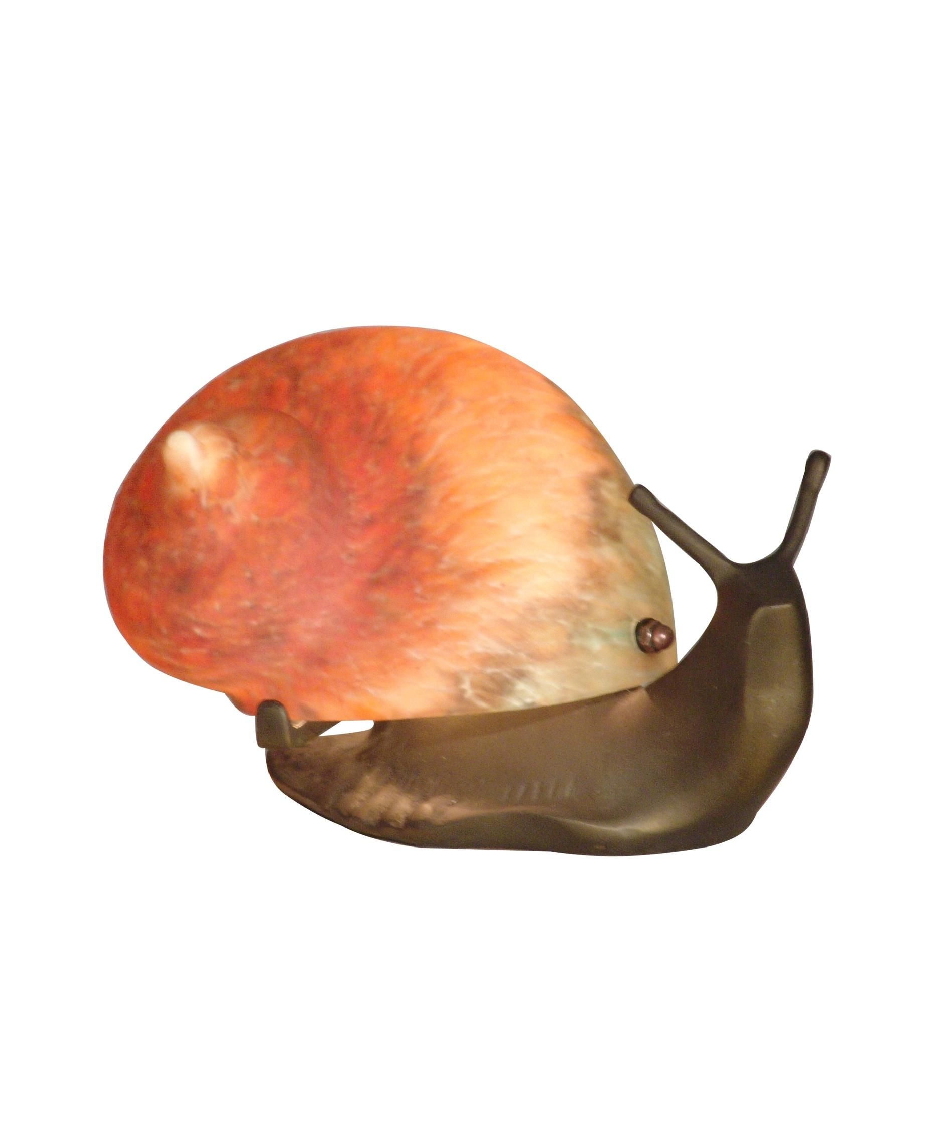 Snail 5" H Table Lamp with Novelty Shade