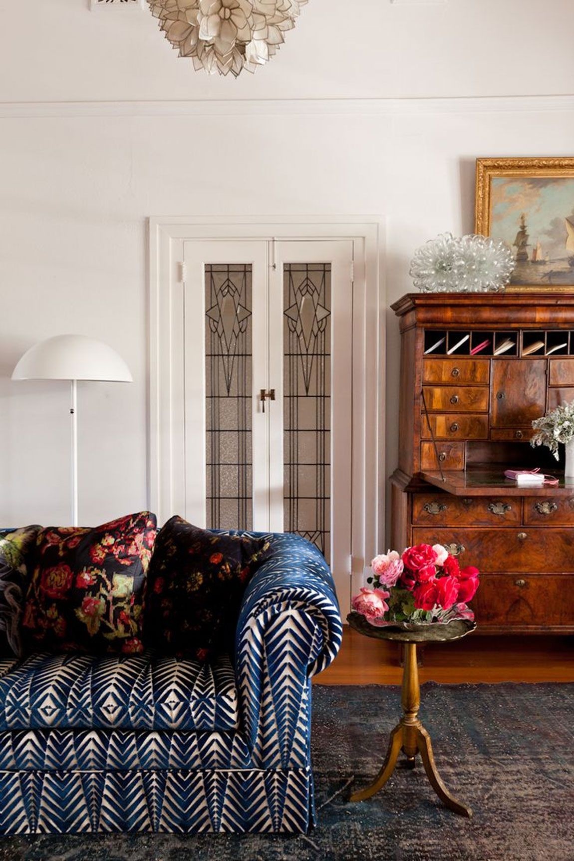 The sofa was the first piece of furniture we bought