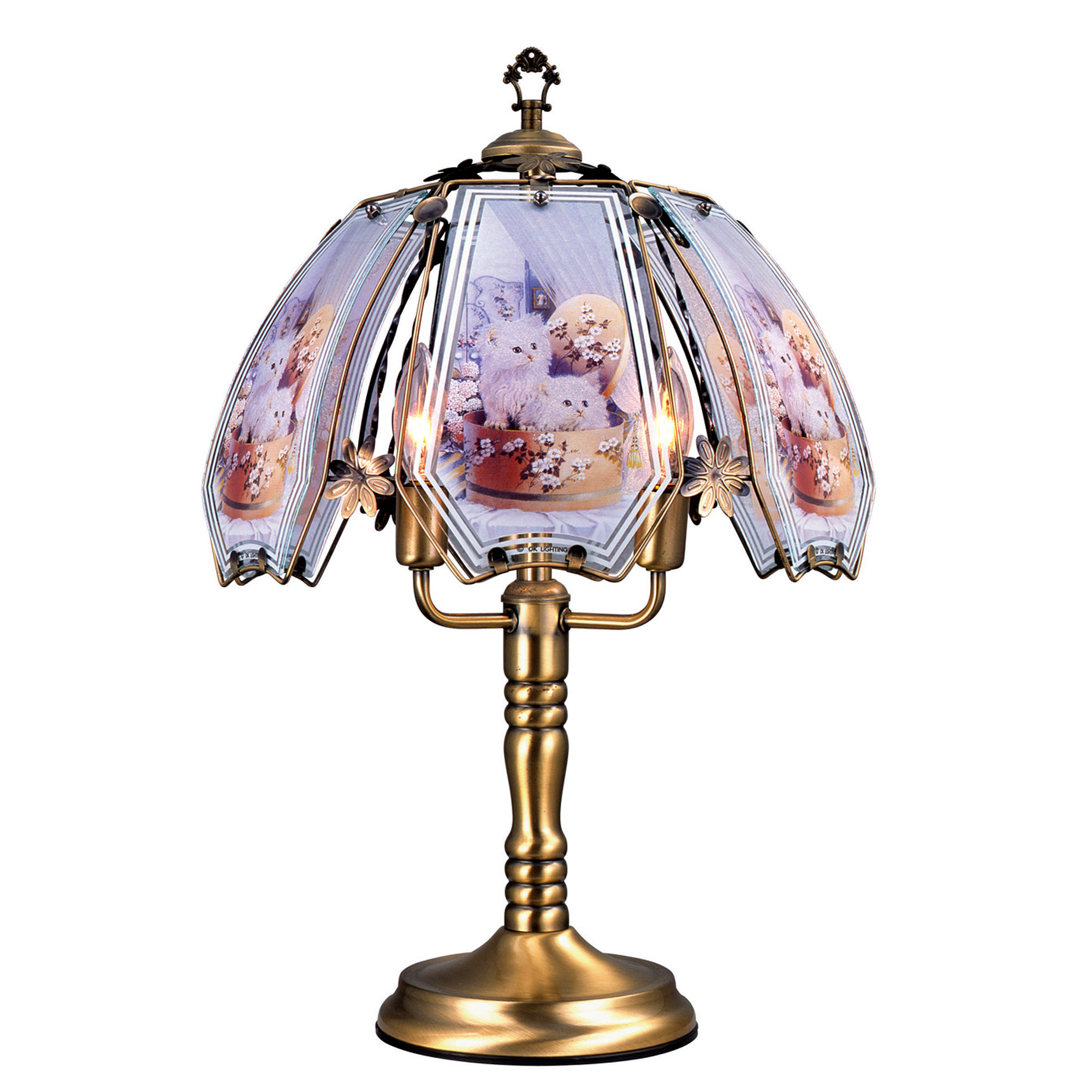Touch 23.5" H Table Lamp with Novelty Shade