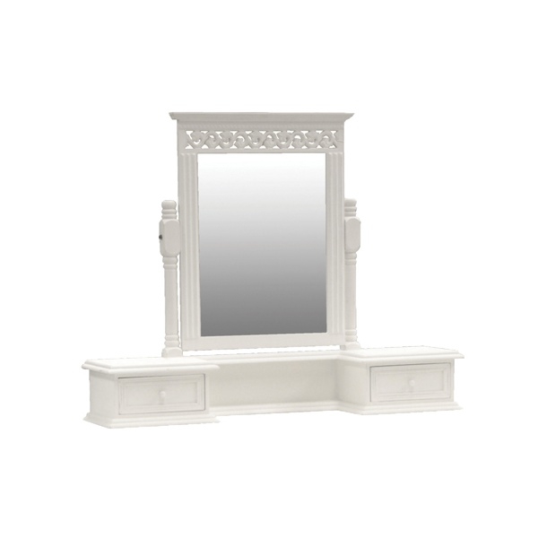 Accessory drawer with mirrors for overbed table by amfab