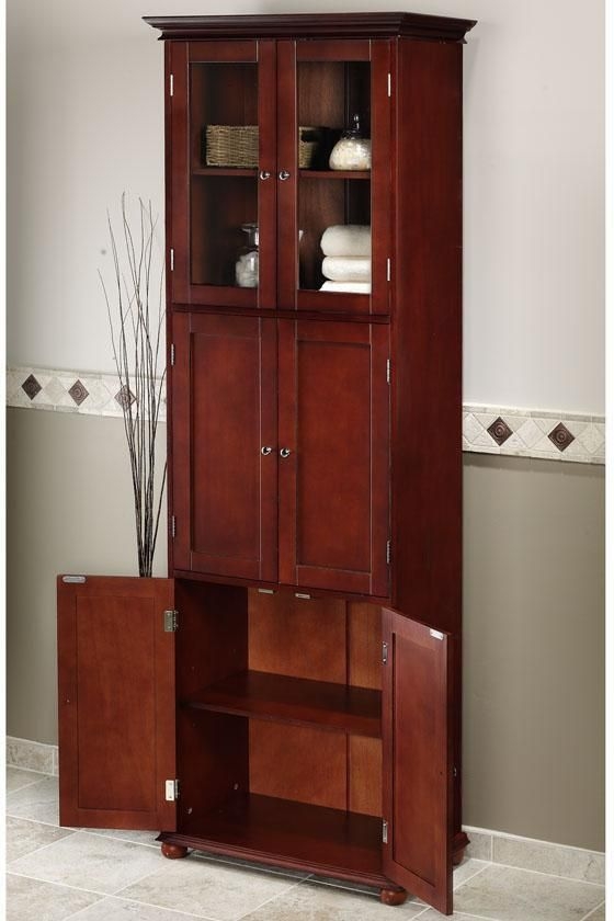 Excellent bathroom linen cabinets for futuristic bathroom interior